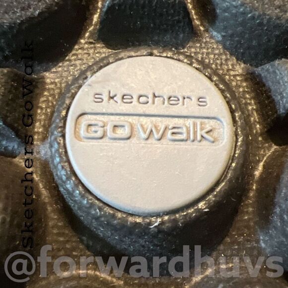 Sketchers GoWalk Chocolate Brown Foam Fit Low Back Shoes Size 8 - Picture 7 of 11